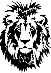 Fototapeta premium lion head vector