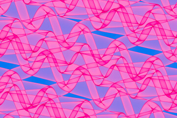 Fototapeta premium Abstract colorful blue and pink wave background. Abstract modern dynamic stylish blue and pink decorative pattern wave background.