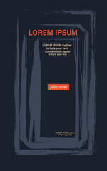 Template poster for your design.illustration vector eps.