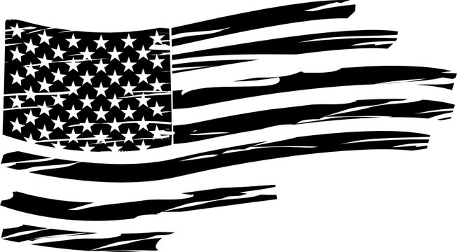 America Flag Cut File, SVG , Cricut, Silhouette , Vector, T Shirt,logo