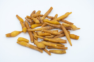 Fingerroot isolated on white background.