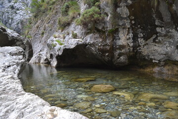 El agua cristalina