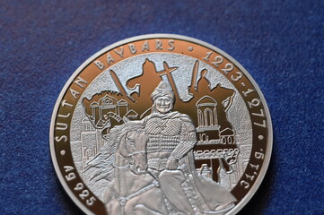 moneda de plata de kazajistan