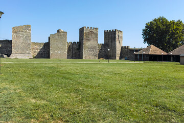 Ruins of Smederevo Fortress in town of Smederevo, Serbia