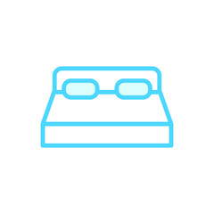 Illustration Vector Graphic of Bed icon