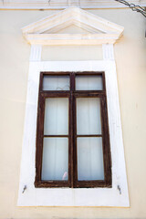  facade of house in Santana do Parnaiba, historic city of colonial period of Brazil