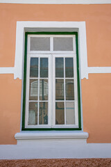  facade of house in Santana do Parnaiba, historic city of colonial period of Brazil