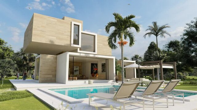 Contemporary original cubic house 02