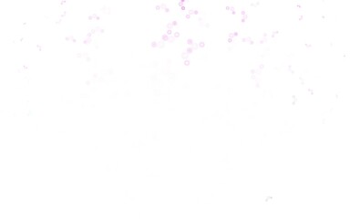 Fototapeta premium Light Pink, Green vector template with circles.