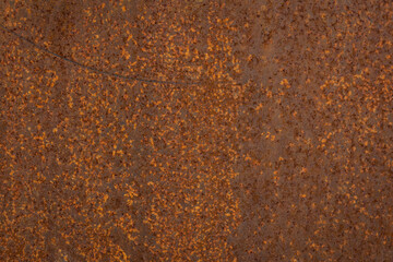 Grunge rusted metal texture, rust, and oxidized metal background. Old metal iron panel