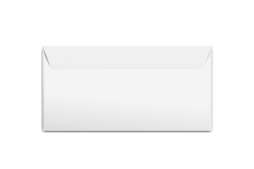 Fototapeta premium Realistic E65 Envelope Close Mockup Vector Object