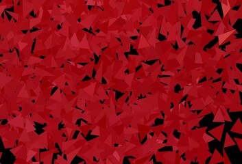 Dark Red vector pattern with polygonal style.