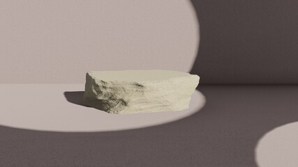 Abstract mock up podiuPremium podium scene for display product stand, 3d render scene.m scene for display product stand, 3d render scene.