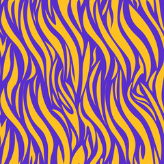 Seamless pattern of zebra stripes.Vector illustration