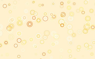 Light Orange vector backdrop with dots.