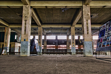 炭鉱施設　浴場区画