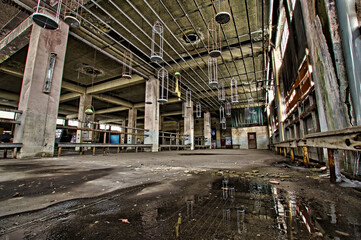 炭鉱施設　浴場区画