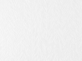 Fototapeta premium Abstract clean white texture wall 3d rendering. Serrated line vintage embossed tracery and rough surface as wood whiten, cement and plaster wallpaper background for text space creative design artwork.