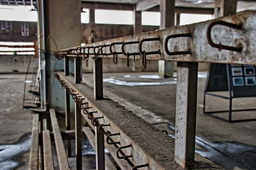 炭鉱施設　浴場区画