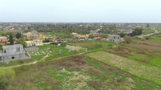 arial view of Tikrit city , Iraq