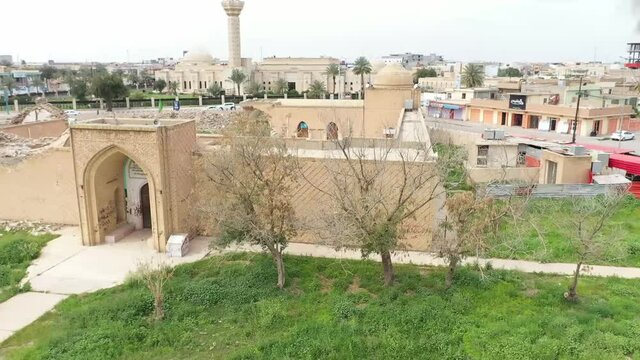 arial view of Tikrit city , Iraq
