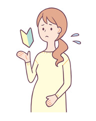 初心者マーク　妊婦
