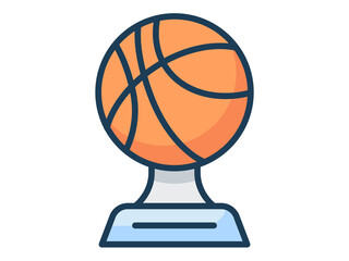 tournament award single isolated icon with filled line style