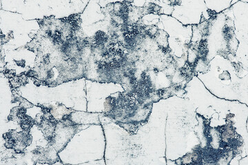 Details of cracks in the old concrete floor. soft focus.