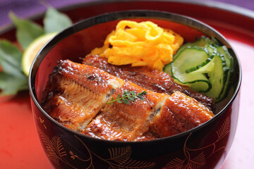 彩り鰻丼2