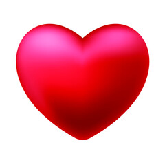 heart illustration, red heart, love symbol