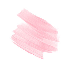 Subtle pink watercolor paint over isolated white background. Perfect beauty design for headline and shop banner. 