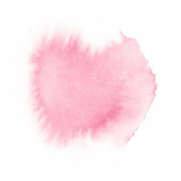 Pink watercolor logo paint background - IMAGE. Perfect art abstract design for logo and banner.