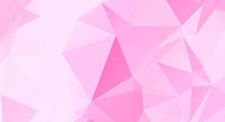 Abstract Pink Color Polygon Background Design, Abstract Geometric Origami Style With Gradient