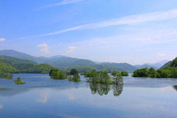 秋元湖（福島県・裏磐梯）