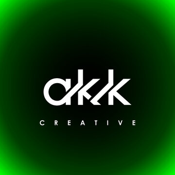 AKK Letter Initial Logo Design Template Vector Illustration