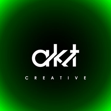 AKT Letter Initial Logo Design Template Vector Illustration