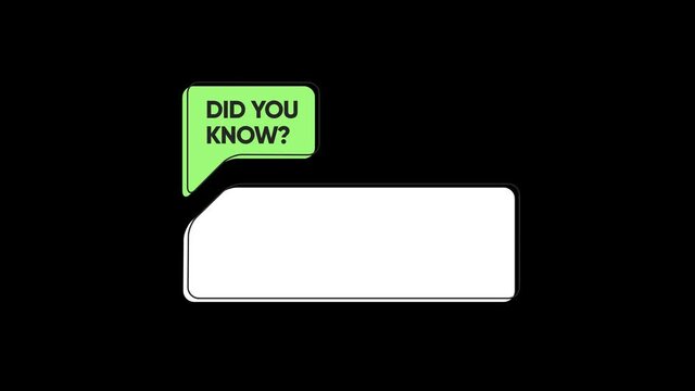 Did you know the animated title