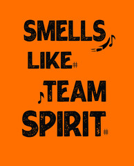 smells like team spirit vector t-shirt design