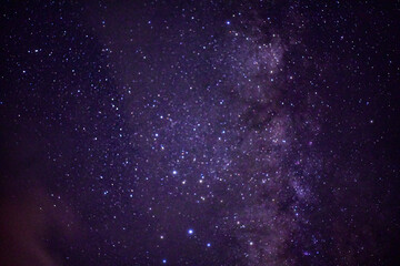 Fototapeta na wymiar star sky Blue night AMANOGAWA