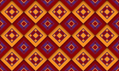 Geometric groovy pattern simple design