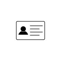 identity card icon