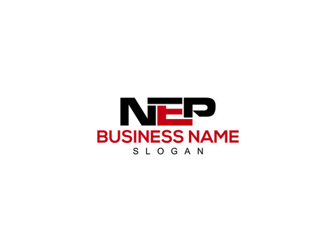 Letter NEP Logo Icon Vector Image Design For Company or Business