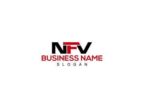 Letter NFV Logo Icon Vector Image Design For Company or Business