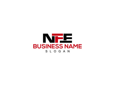 Letter NFE Logo Icon Vector Image Design For Company or Business