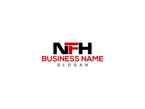 Letter NFH Logo Icon Vector Image Design For Company or Business