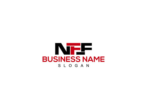 Letter NFF Logo Icon Vector Image Design For Company or Business