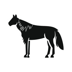 horse logo design vector template