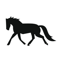 horse logo design vector template