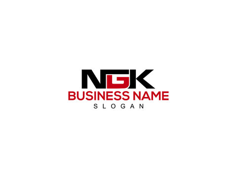 Letter NGK Logo Icon Vector Image Design For Company or Business