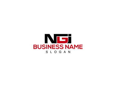 Letter NGI Logo Icon Vector Image Design For Company or Business